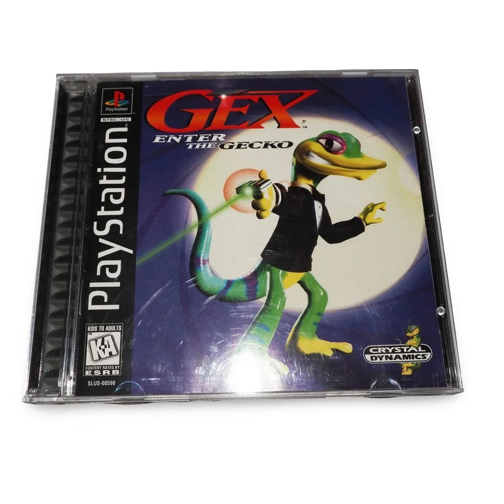 Gex Enter the Gecko Sony PlayStation 1 PS1 CIB SLUS-00598 Midway Retro Game